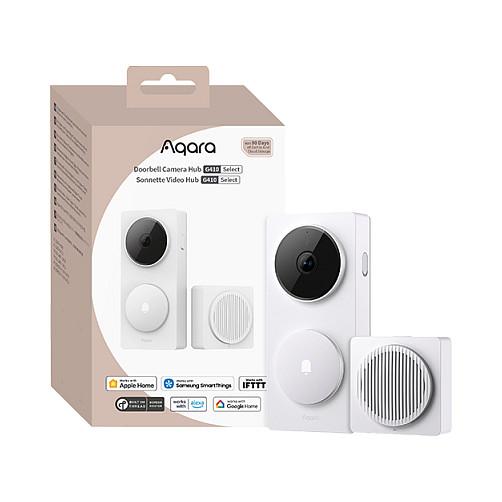 Aqara Hub G410 Select, Timbre Cámara de Seguridad Inalámbrico con Wi-Fi y Almacenamiento MicroSD hasta 512 GB, Blanco Aqara Hub G410 Select, Timbre Cámara de Seguridad Inalámbrico con Wi-Fi y Almacenamiento MicroSD hasta 512 GB, Blanco
