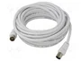 GOOBAY Cable Coaxial de Antena de 5m con Conectores en Ambos Lados