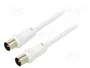 GOOBAY Cable Coaxial de Antena de 5m con Conectores en Ambos Lados