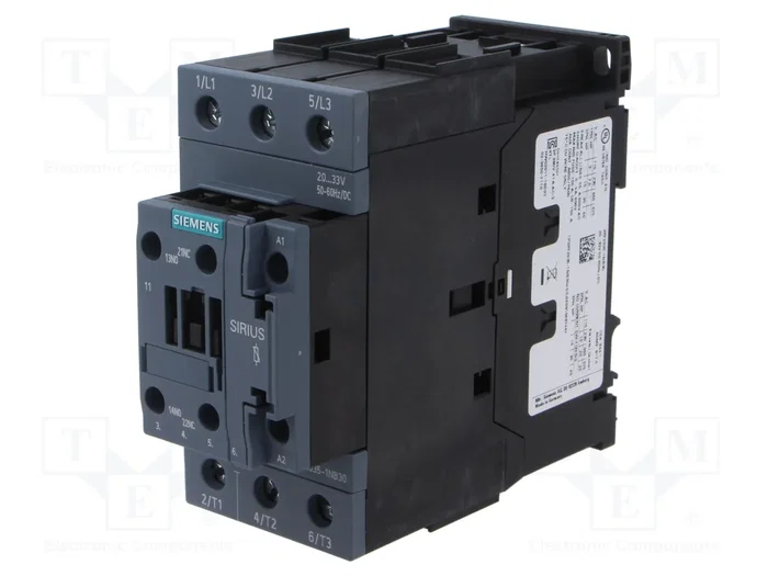 SIEMENS 3RT2035-1NB30 Contactor 3-polar 40A S2 SIEMENS 3RT2035-1NB30 Contactor 3-polar 40A S2