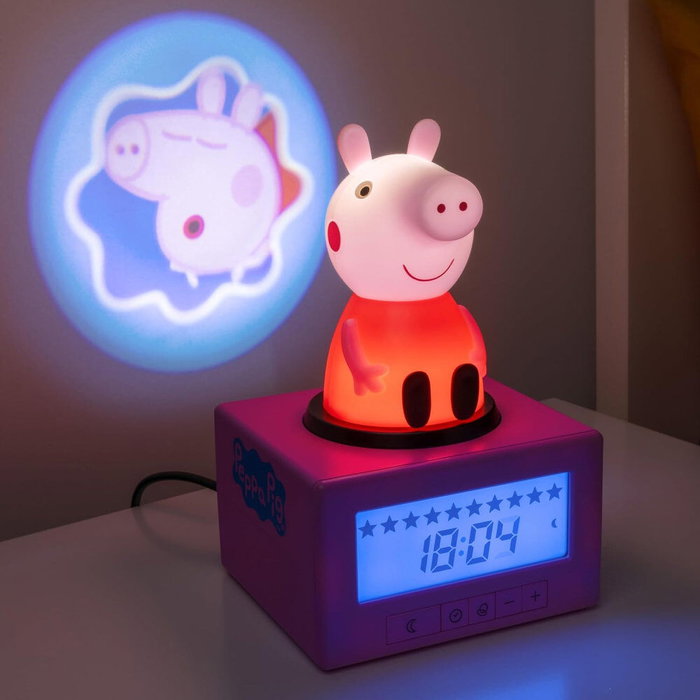 PALADONE Reloj despertador entrenamiento sueño Peppa Pig PALADONE Reloj despertador entrenamiento sueño Peppa Pig