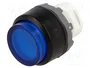 ABB Interruptor de presión azul 22mm MLB-1