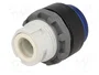 ABB Interruptor de presión azul 22mm MLB-1