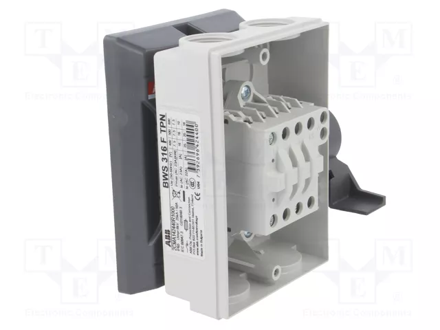 ABB Interruptor de seguridad 16A de 3 polos ABB Interruptor de seguridad 16A de 3 polos