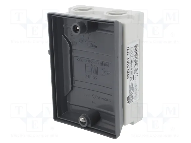 ABB Interruptor de seguridad 16A de 3 polos ABB Interruptor de seguridad 16A de 3 polos