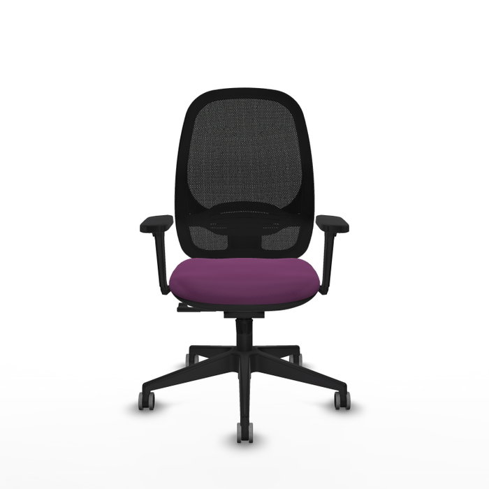 PIQUERAS Y CRESPO Silla de oficina Cilanco con mecanismo Sincro, Morado y Negro PIQUERAS Y CRESPO Silla de oficina Cilanco con mecanismo Sincro, Morado y Negro