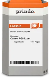 Prindo Cartucho de tinta magenta (foto) PRICPGI72PM Classic