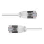 LINDY Patchkabel Cat.6A U/FTP (STP) Ultra Slim Gris 0.5m, 30 AWG, Cobre, 500 MHz, RJ-45 Macho Derecho