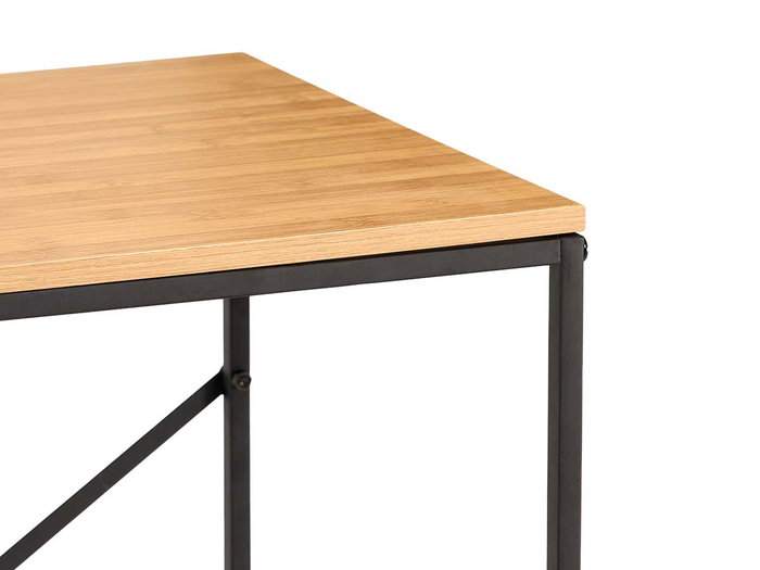 GIFTDECOR Mesa Consola Negro-Bambu GIFTDECOR Mesa Consola Negro-Bambu