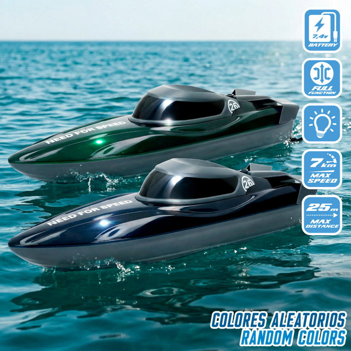 RACING BOAT-LANCHA RC C/LUCES RACING BOAT-LANCHA RC C/LUCES
