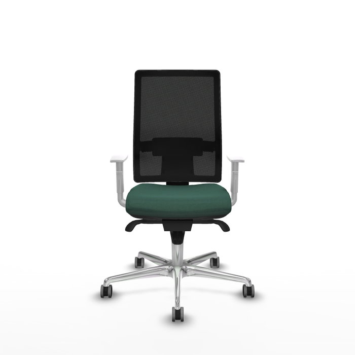 PIQUERAS Y CRESPO Silla de oficina Horna con mecanismo Sincro, Verde botella y Negro PIQUERAS Y CRESPO Silla de oficina Horna con mecanismo Sincro, Verde botella y Negro