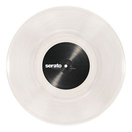 SERATO Standard Colors 10" Clear (Unidad) Vinilo de Control Serato NoiseMap Remasterizado Doble Cara