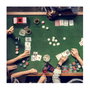 relaxdays Mezclador de cartas eléctrico con efecto cuero