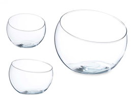 Giftdecor Pecera Grande Cristal Cortada 25 x 20 x 25 cm