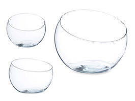 Giftdecor Pecera Grande Cristal Cortada 25 x 20 x 25 cm