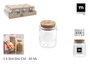 La Mediterranea Tarrito de Vidrio con Tapón de Corcho 55ml