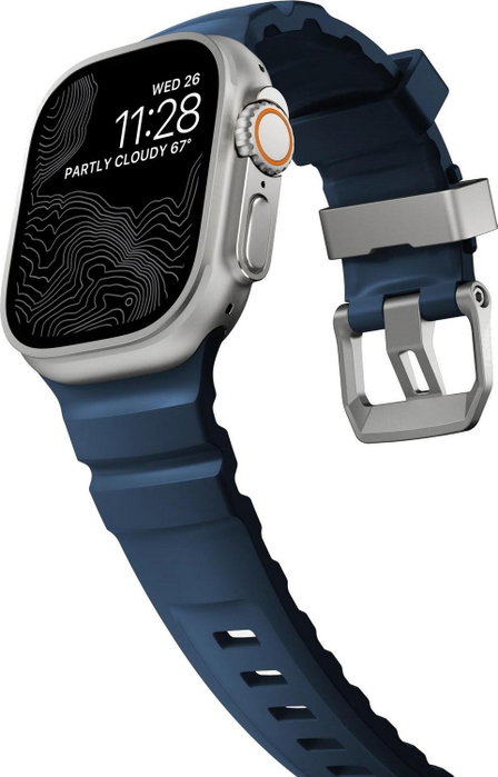 Nomad Rocky Point Band para Apple Watch 42/44/45/49mm Atlantic Connector Natural