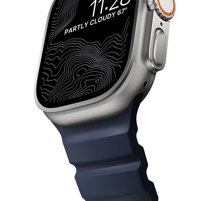 Nomad Rocky Point Band para Apple Watch 42/44/45/49mm Atlantic Connector Natural