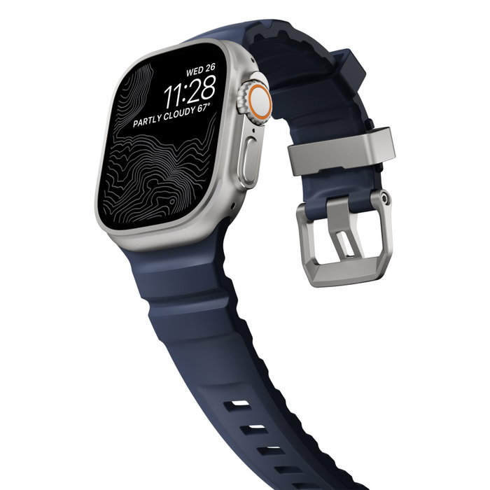 Nomad Rocky Point Band para Apple Watch 42/44/45/49mm Atlantic Connector Natural