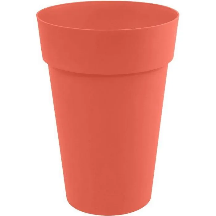 Brosserie Cardot 013630OTBSX3 - Jarrón redondo alto Toscana - Ø 46 x H. 65 cm - 67 L - Naranja terracota - Interior/Exterior Brosserie Cardot 013630OTBSX3 - Jarrón redondo alto Toscana - Ø 46 x H. 65 cm - 67 L - Naranja terracota - Interior/Exterior