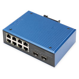 Digitus Switch Ethernet Industrial 8+2 Puertos Fast Ethernet No Administrado