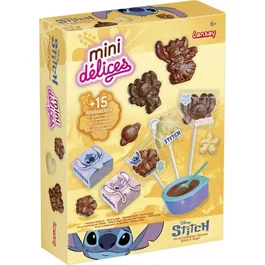 Lansay Mini Delicias Kit para hacer chocolate Stitch & Angel, para mayores de 6 años - LAN3181860178362
