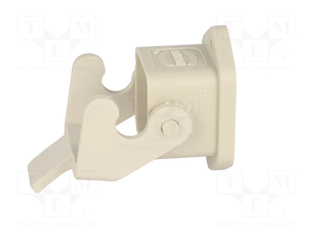 HARTING Carcasa para conectores HDC Han® A tamaño 3A gris con pestillo