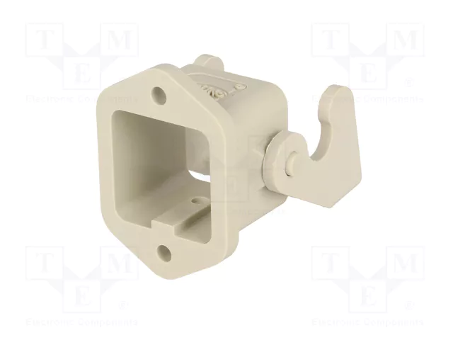 HARTING Carcasa para conectores HDC Han® A tamaño 3A gris con pestillo