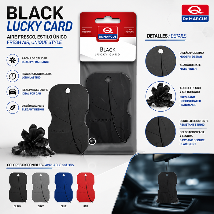 Drmarcus Ambientador Lucky Card Black Drmarcus Ambientador Lucky Card Black