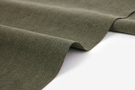 Dailylike Tela de algodón mud khaki espesor 30C 1,54m x 3m