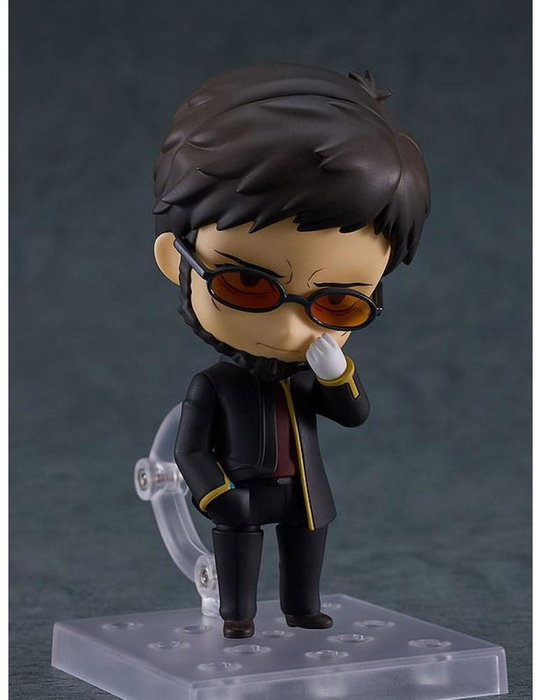 Good Smile Company Nendoroid Figura Gendo Ikari 10 cm Rebuild of Evangelion con Placas Faciales y Escritorio