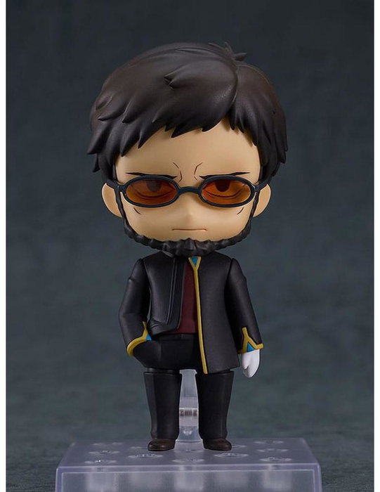 Good Smile Company Nendoroid Figura Gendo Ikari 10 cm Rebuild of Evangelion con Placas Faciales y Escritorio