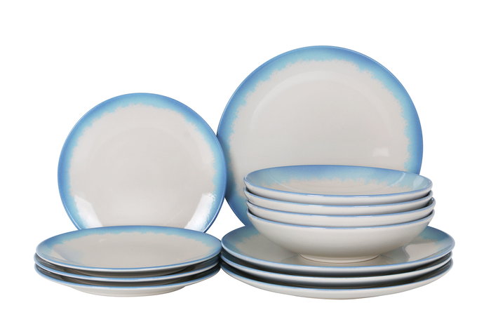 Vajilla Ibiza 12 Piezas - La Mediterranea (2 Unidades)