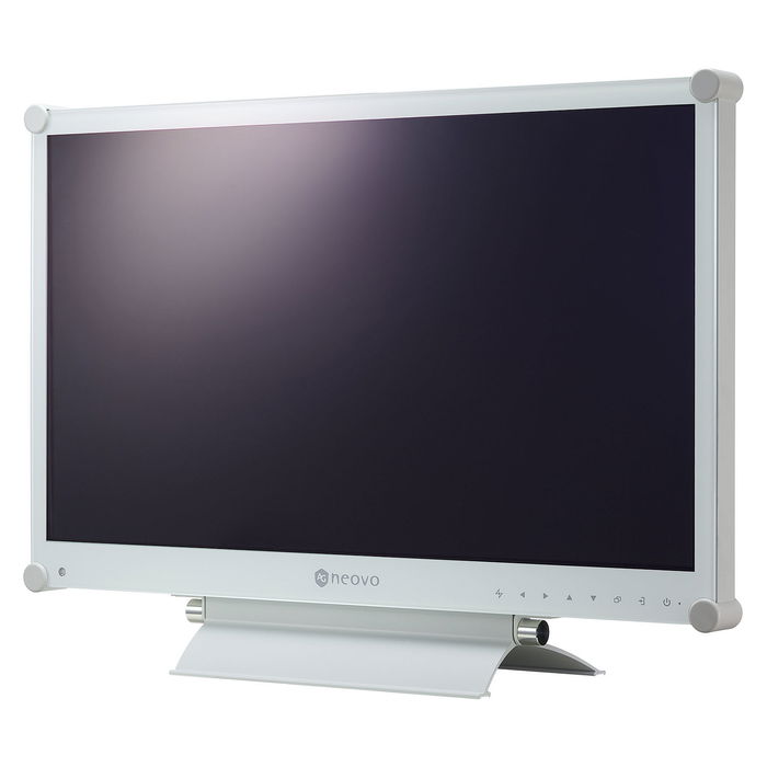 AG Neovo MX-2402 Monitor Clínico MX-24 de 23.8 Pulgadas Full HD 1920x1080 LCD 5ms VA, Blanco, Puertos HDMI, DVI, DisplayPort, VESA