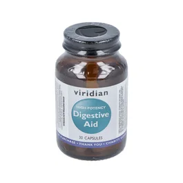 Viridian Ayuda Digestiva Alta Potencia 30 Cápsulas Vegetales para una Digestión Normal