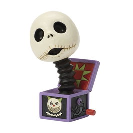 Enesco Figura de Jack Skellington en Caja Sorpresa Pesadilla Antes de Navidad