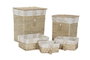 Cesta Ropa Basicos DKD Home Decor Natural Beige 35 x 56 x 47 cm Set de 5
