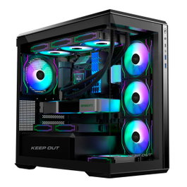 Keepout XC-905 PRO+ ARGB + Type-C Negro