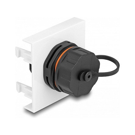 DeLOCK Módulo de red Easy 45 RJ45 Cat.6A 45 x 45 mm Negro