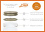 Wiss Tarro Hermético de Vidrio 500 ml Ø 10 cm x 10 cm (6 Unidades)