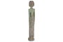 DKD Home Decor Set de 2 Figuras de Madera Tallada Policromía TALLAS INDO 24