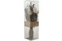 DKD Home Decor Planta de Flor Seca y Cristal Surtido de 3 Unidades