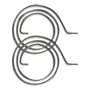 Edm Muelle manilla modelo MLL02 de acero zincado, 2 uds