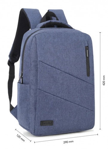 Subblim City Backpack Mochila para Portátil 15,6 pulg. Azul