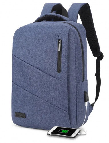 Subblim City Backpack Mochila para Portátil 15,6 pulg. Azul