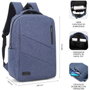 Subblim City Backpack Mochila para Portátil 15,6 pulg. Azul