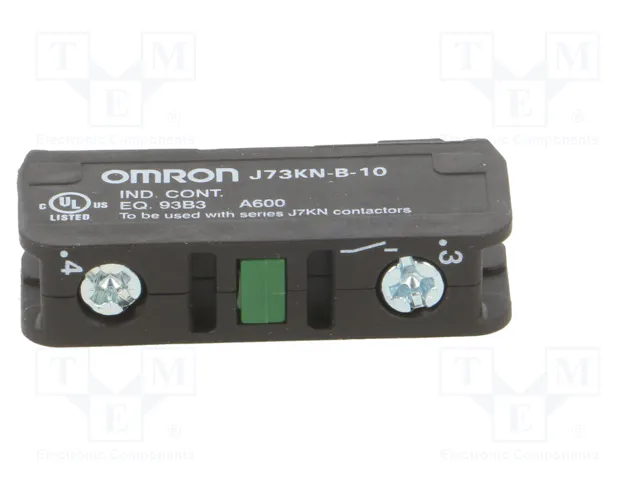 OMRON Contactores auxiliares J73KN-B-10 con agarres de tornillo OMRON Contactores auxiliares J73KN-B-10 con agarres de tornillo