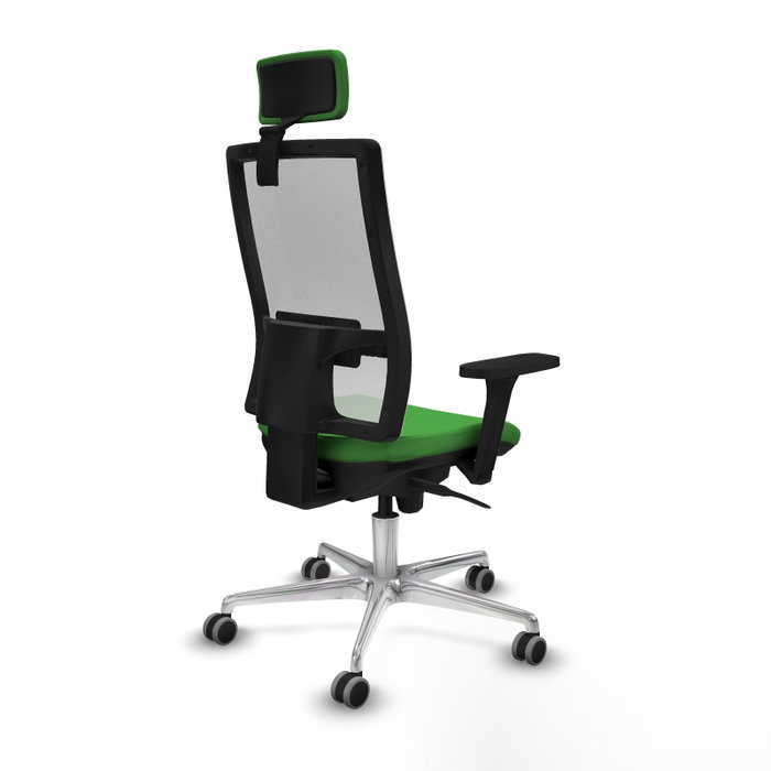 PIQUERAS Y CRESPO Silla de oficina Horna con mecanismo Sincro, Verde y Blanco PIQUERAS Y CRESPO Silla de oficina Horna con mecanismo Sincro, Verde y Blanco