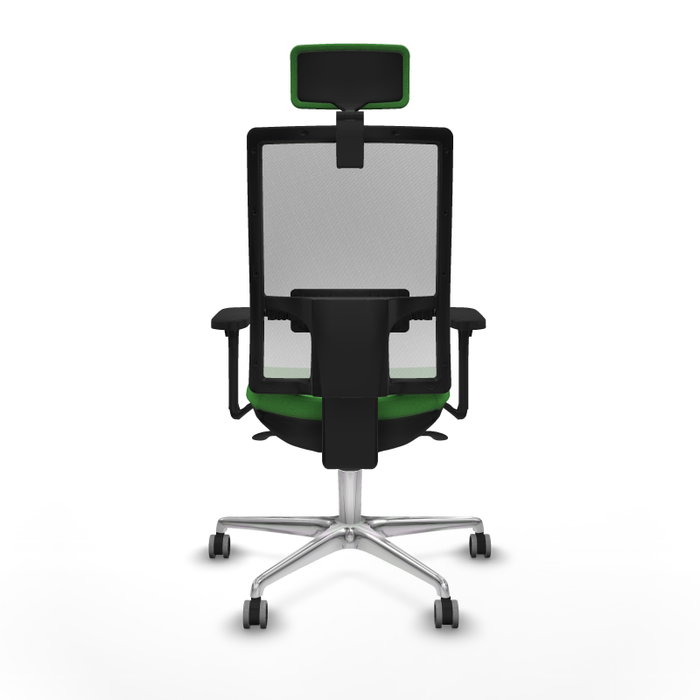 PIQUERAS Y CRESPO Silla de oficina Horna con mecanismo Sincro, Verde y Blanco PIQUERAS Y CRESPO Silla de oficina Horna con mecanismo Sincro, Verde y Blanco