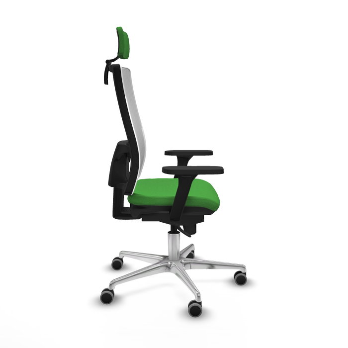 PIQUERAS Y CRESPO Silla de oficina Horna con mecanismo Sincro, Verde y Blanco PIQUERAS Y CRESPO Silla de oficina Horna con mecanismo Sincro, Verde y Blanco